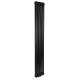Вертикальный радиатор Warm Well Column 2 1800*290 Black mat (нижнее)